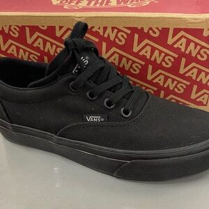 Vans All-Black Canvas Shoes